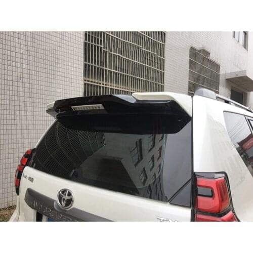 Auto Part ABS Plastic Black White Color Rear Trunk Boot Wing Spoiler For Toyota Cruiser Prado FJ150 FJ 150 2010-2019