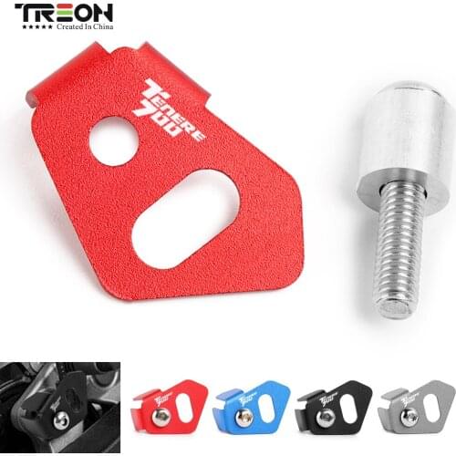 Free Shipping For YAMAHA Tenere 700 Tenere700 2019 2020 2021 Motorcycle CNC Rear ABS Sensor Guard Protector