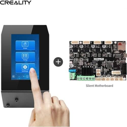 Creality Touch Panel LCD HD Screen Display+Upgraded 4.2.7 Silent Mainboard for Ender-3/Ender-3 Pro/Ender-3 V2 3D Printer Parts