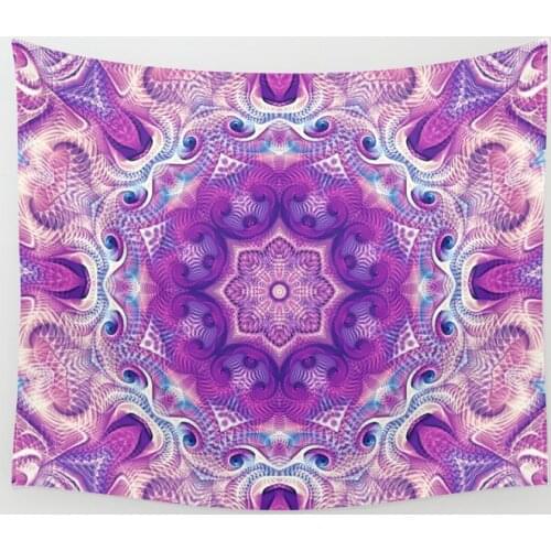 Flower Of Life Mandala Wall Tapestry Wall Hanging Art Coverlet Bedding Blanket Sheet Throw Home Decor Yoga Mat