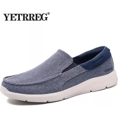 Brand Summer Mens Canvas shoes Breathable Men Vulcanized Shoes Slip Wear Mens Casual Flat Shoes Comfortable Soft Mens shoes