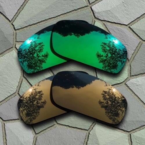 Jade Green&Bronze Copper Sunglasses Polarized Replacement Lenses for Monster Pup