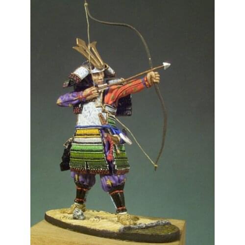 New Unassembled 1/ 32 54mm Samurai Archer (1300) 54mm Figure Resin Kit DIY Toys Unpainted kits