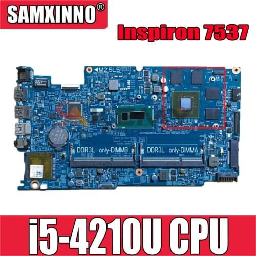 Original Laptop motherboard For DELL Inspiron 7537 Mainboard CN-03V4T2 03V4T2 12311-2 SR1EF N14P-GT-A2