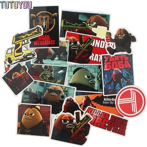 PC2634 18pcs/set Cartoon Game Scrapbooking Stickers Decal For Guitar Laptop Luggage Car Fridge Graffiti Sticker