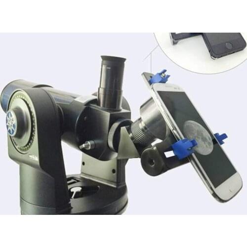 Microscope telescope phone interface connector universal support tripod self timer 40-100MM phone clip