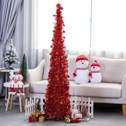 Creative Christmas Decorative Christmas Tree Extractable Folding Christmas Decorative Tree Accessories Tree