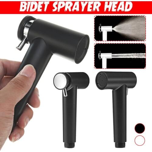 2 Modes Hand Bidet Spray High Water Pressure Handheld Bathroom Toilet Shower Black Portable Toilet Sprayer Jet