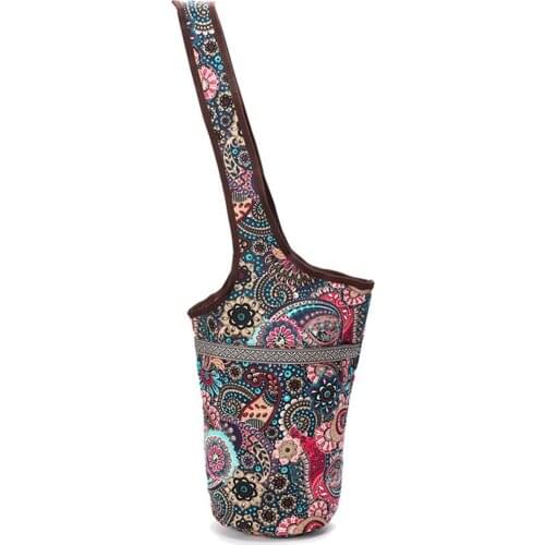 Yoga Mat Bag Casual Fashion Canvas Yoga Bag Backpack With Large Size Zipper Pocket Fit Most Size Mats Yoga Mat Tote Sling Carrie