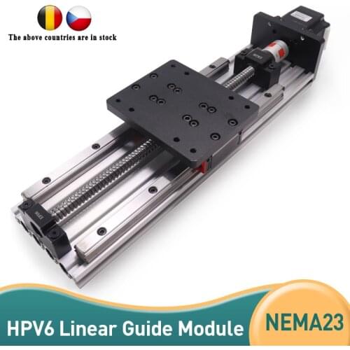 Screw with linear guide HGH15 HPV6 linear module NEMA23 2.8A 56mm stepper motor for 3D engraving machine