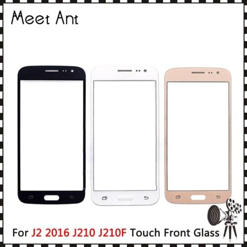 10Pcs/lot For Samsung galaxy J2 2016 J210 J210F Front Outer Glass Lens Touch Screen Panel