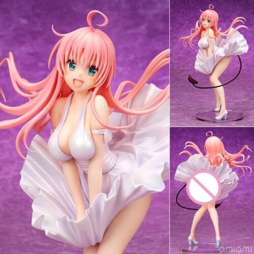 100% Original:To Love Ru Lala Satalin Deviluke Dress style PVC Action Figure Anime Figure Model Toys Figure Collection Doll Gift