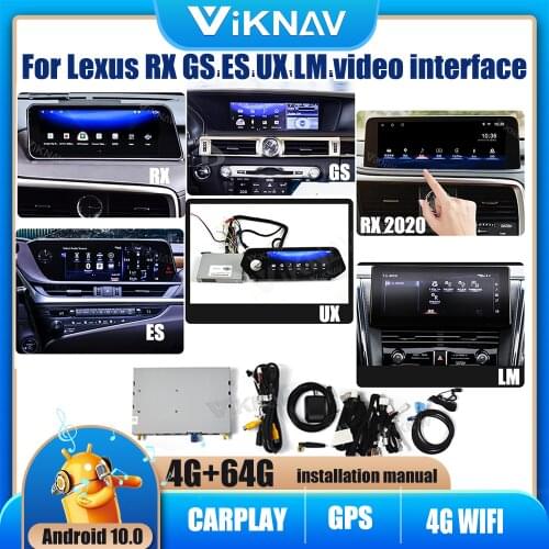 Android Car Radio For Lexus series for Lexus RX GS ES UX LM series Car DVD Player Auto GPS Navigation Wifi 4G stereo head unit