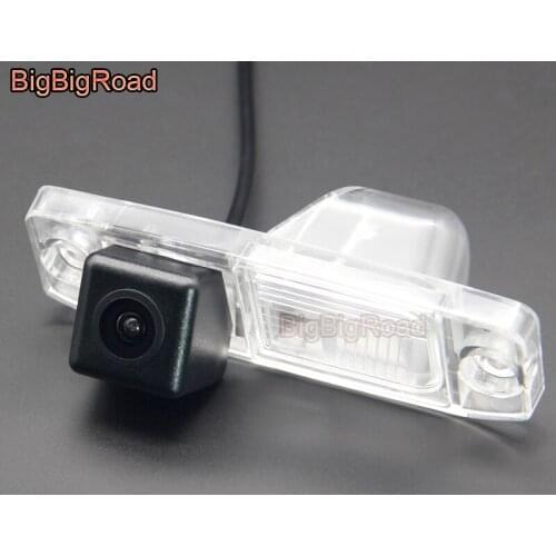 BigBigRoad Car Rear View Camera For KIA Carens Borrego Oprius Sorento Rio Ceed X-Line 2017 2018 / Naza Sorento XM MK2 2007-2018