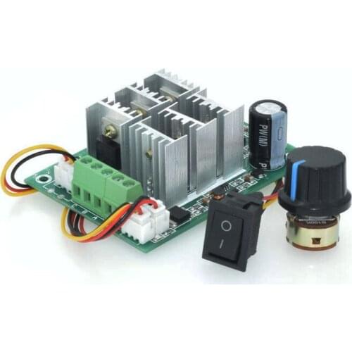 BLDC three phase brushless sensorless motor controller BL01 15A violent fan modulation DC5V6V9V12V36V forward and reverse