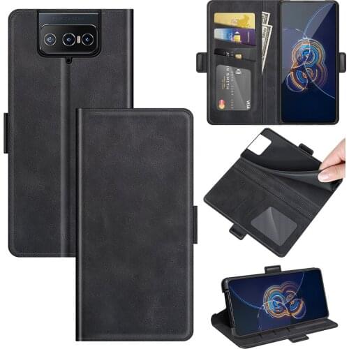Case For Asus Zenfone 8 Flip Leather Wallet Flip Cover Vintage Magnet Phone Case For Asus Zenfone 8 Flip Coque