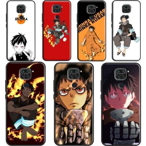 Shinra Fire Force Anime Phone Case For Xiaomi Redmi Note 9 Pro 9S 7 8T Note 8 Pro For Redmi 9 9A 9C Back Cover