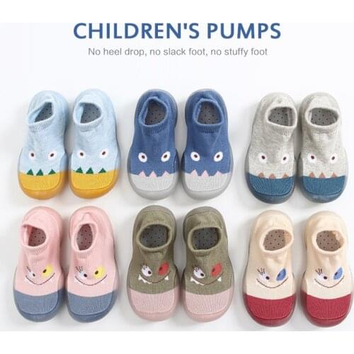 Toddler Indoor Sock Shoes Kids Indoor Floor Anti-slip Slippers Outdoor Breathable Cotton Sock Shoes Baby Clothing Accessories