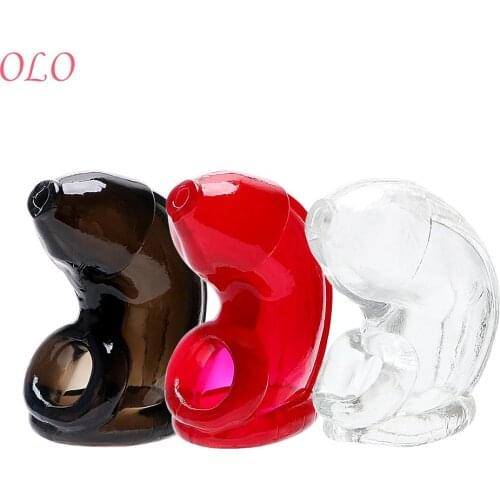 IKOKY Penis Sleeves Male Chastity Device Cock Cage Sex Toys for Men Chastity Penis Ring Penis Extension Reusable Condom