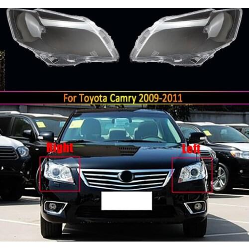 Car Headlight Lens For Toyota Camry 2009 2010 2011 Car Headlamp Cover Replacement Auto Shell Lampcover Lampshade Lamp Glass Case