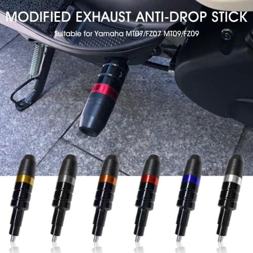 Motorcycle Anti Drop Footrests Frame Slider Pedals Crash Aluminum Alloy Falling Pegs for Yamaha MT07/FZ07 MT09/FZ09 Accessories