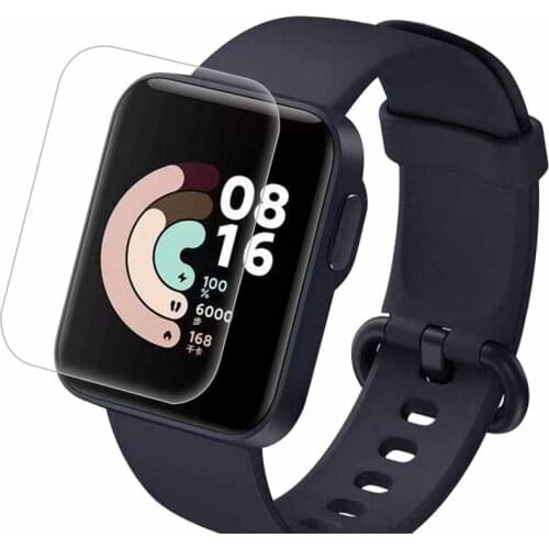 5pcs Soft TPU Clear Protective Film For Xiaomi Redmi Watch/ Mi Watch Lite Full LCD Screen Protector Cover Smartwatch Protection