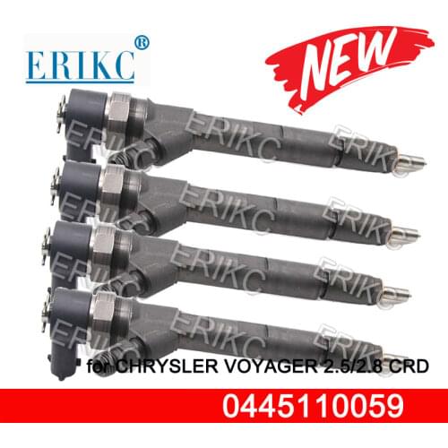 4PCS NEW 0445110059 Diesel Injector 0445 110 059 Fuel Injection 0 445 110 059 Auto Diesel Part Injection 05066820AA 510990024