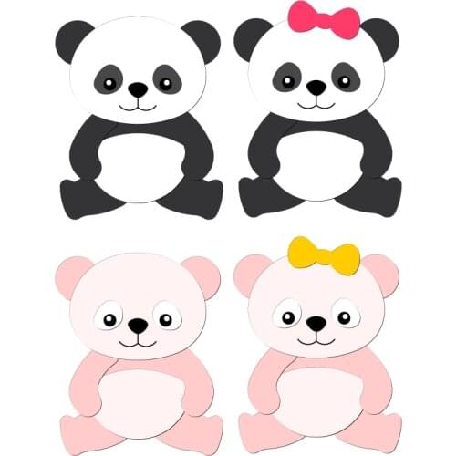 New panda Wooden die Scrapbooking C-111-2 Cutting Dies
