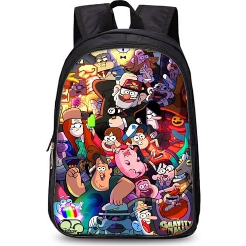 Disney Gravity Fall Backpack 13inch kindergarten School Bags For Boys Girls Cartoon 1-3Grade Children Mochila Escolar