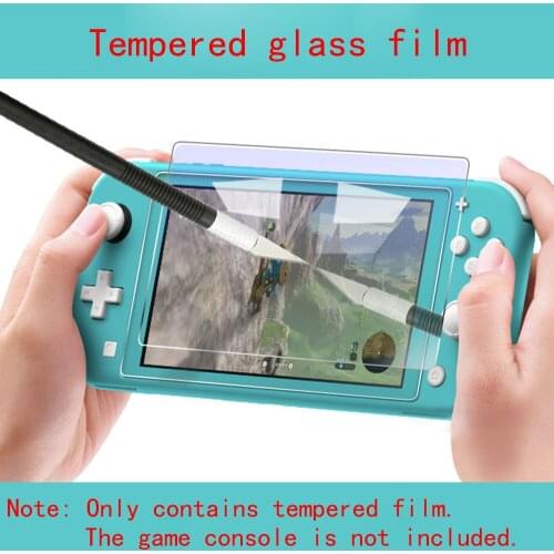 Tempered glass film for SWITCH Lite Screen Protector Game Film 9H High Transparency scratch proof and Glare Anti-fingerprint