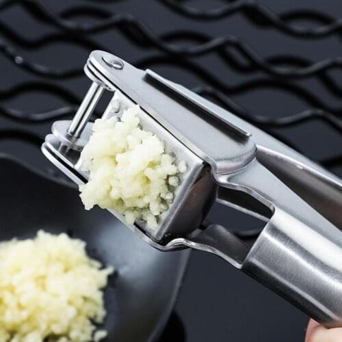 Garlic Press Practical Convenient Stainless Steel Effortless Use Ginger Crusher for Home