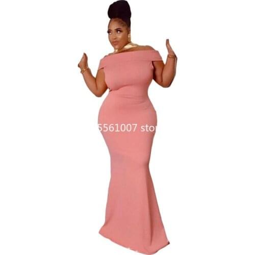 Dashiki Split Slash Neck Sexy Party Dress Long Tunic Night Club Half Sleeve Long Maxi Dresses African Dresses For Women