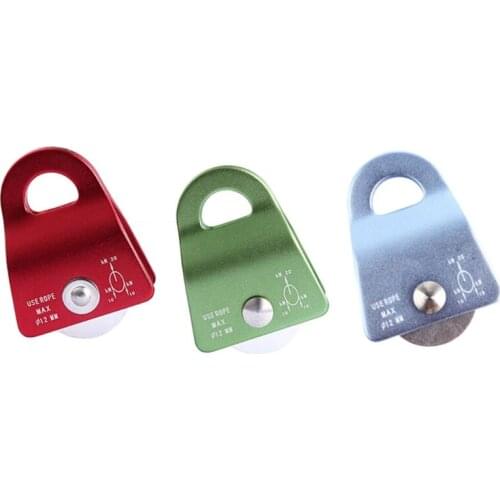 Rescue Trolley Small Pulley Mobile Transportation Climbing Mountaineering Lifting Tandem Pulley Outdoor Camping Hiking