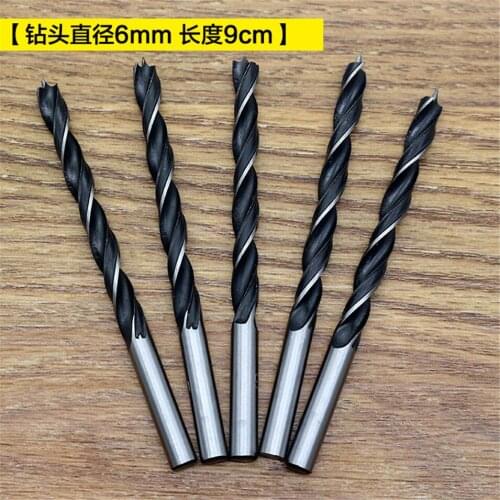 5pcs 6MM Hss 5 Flute Countersink Drill bit Three Sharp Reamer Carpentry Chamfer 6mm Sink Hole Reaming Woodworker Woodworking