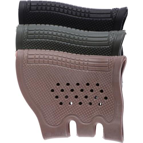 Tactical Pistol Rubber Grip Glove Anti Slip Airsoft Handgun Sleeve Holster Gun Handle Protect Cover Hunting Accessories
