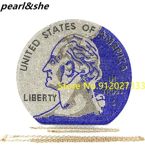 Evening Handbags chocolates Rhinestone Purse Money Clutch Stack of Cash Shoulder Wedding Dinner Bag Luxury handbags