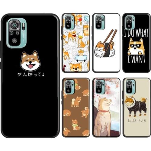 Funny Shiba Inu For Xiaomi Redmi Note 9S 8T 7 Note 10 8 9 Pro Case For Redmi 9A 9C 8A K40 9T Soft Cover