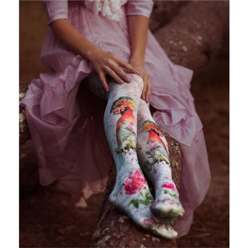 Women sexy Vintage Female Long Knee Stocking Sissy Pantyhose Thin Hosiery