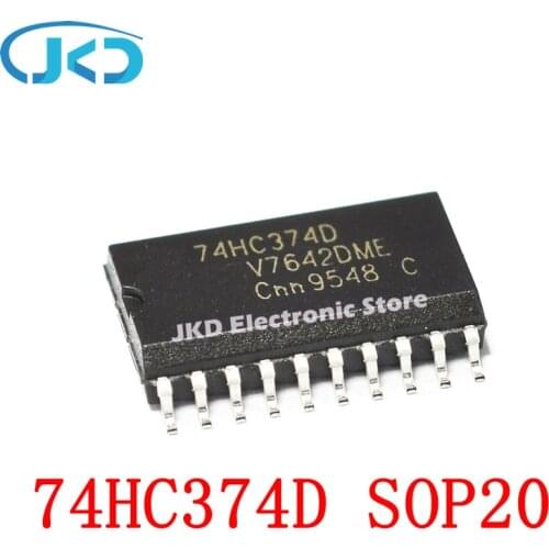 10pcs 74HC374DR 74HC374D 74HC374 SOP-20 New IC