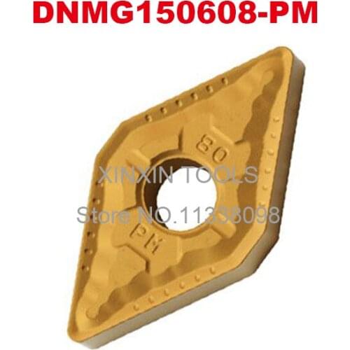 10Pcs insert DNMG150608-PM CNC Lathe Tools Carbide Insert wood turning Double-sided Turning Insert DNMG For steel