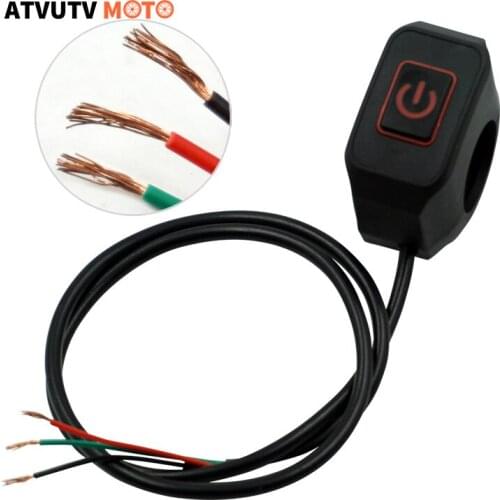 22mm Motorcycle Handlebar Mount Switch Headlight Horn Over Light Power Self-reset Switches Lights