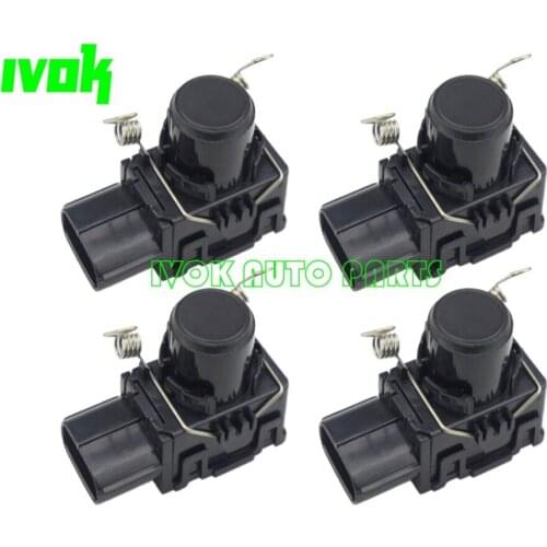 4 Pack PDC Parking Distance Control Aid Sensors For Toyota Previa Tarago Estima ACR5# GSR5# Silver Black 89341-28450 8934128450