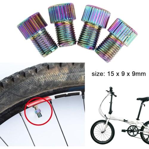 4PCS Valve Adapter Pump Convert Presta To Schrader Aluminum alloy Adaptor Wheels Gas Nozzle Tube Tool Bike Bicycle Accessories