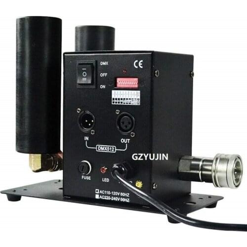 8pcs/lot Nightclub double head Co2 Jet Smoke Cryo Stage Effect Cannon Machine