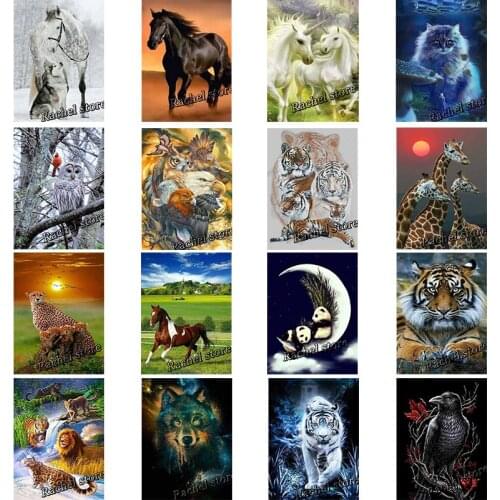 Diamond Embroidery Diy Diamond Painting Cross Stitch Kits Diamond Mosaic Animals Full Square Diamond Embroidery FB069