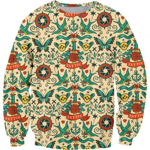 LCFA Brand Spring Men Casual Sweatshirts Harajuku Flower Leaf Rose 3D Printed Men Oversized Hoodies Man Casual Loose Pullovers