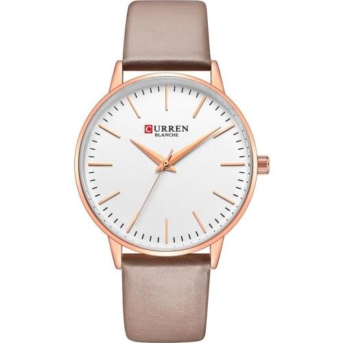 CURREN Top Brand Women Watches Womens Quartz Leather Wrist Watch Girls Ladies Dress Clock Female Watch Relogio Feminino 2019