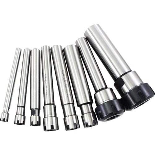 Collet Chuck Holder C8 C10 C12 C16 C20 C25 for ER8 ER11 ER16 ER20 Collet 100L 150 200 Extension Straight Shank ER11A ER16A ER20A