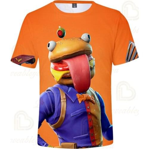 Hot Gaming T Shirt Boys Girls Cute Tee Shirt Basic Short Sleeve Women Tshirt Unisex New Summer T-Shirt Size 100-160