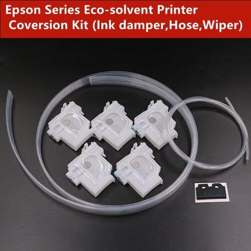 Ink Damper For Epson L800 L1455 L801 L1800 L810 L850 L101 L201 EPSON L1300 Eco-solvent Printer Coversion Kit Damper Filter Hose